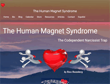 Tablet Screenshot of humanmagnetsyndrome.com